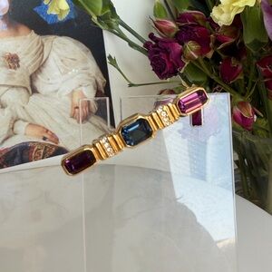 Christian Dior Vintage Crystal Brooch